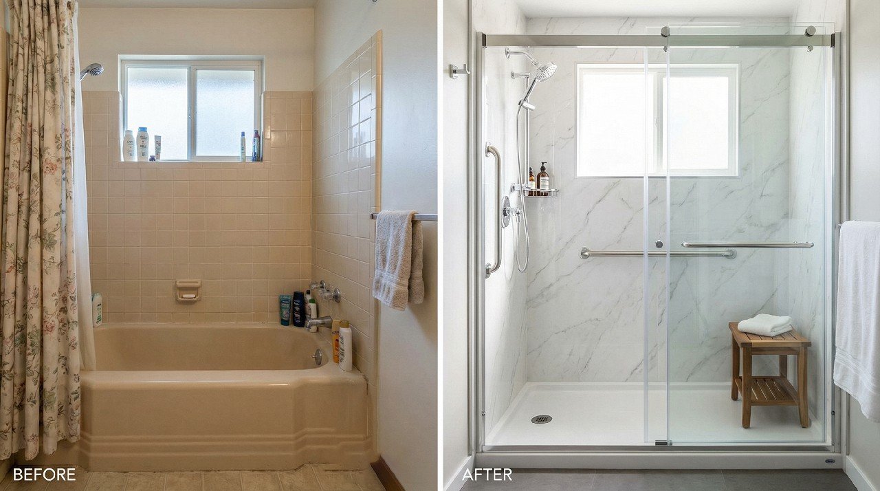 Shower to Tub Conversions service photo